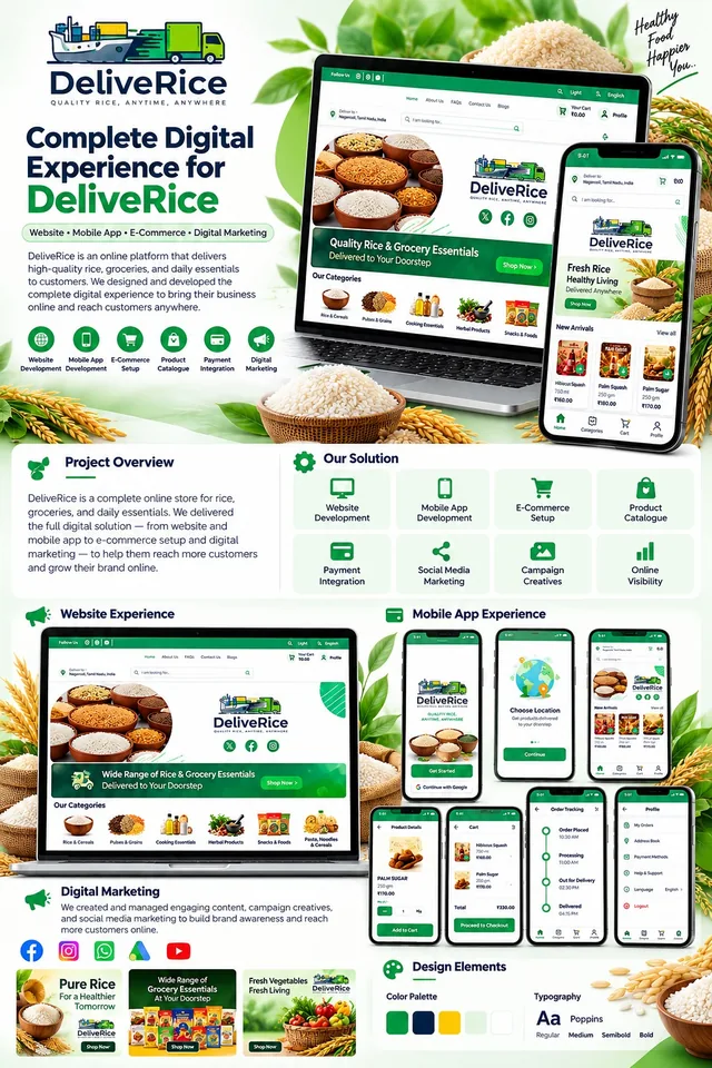 DeliveRice: complete digital experience